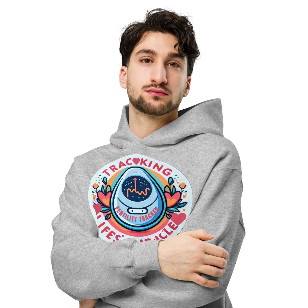 Miracle Tracker Floral Fertility Hoodie product image (26)