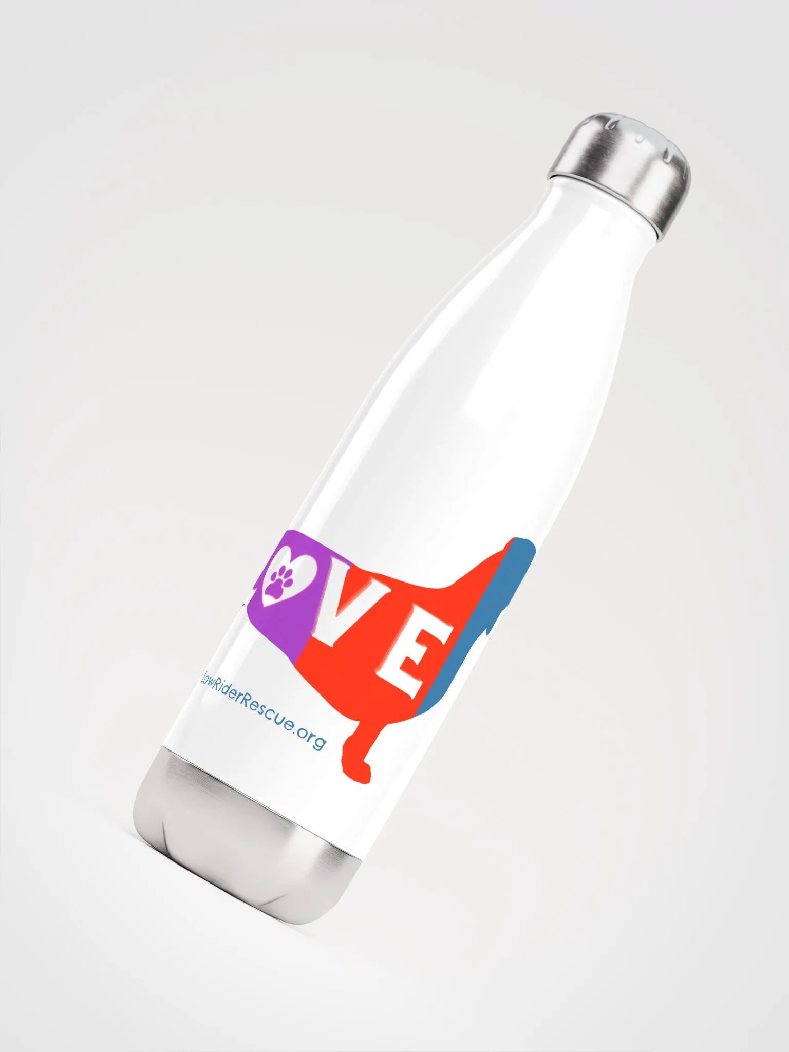 LOVE Dachshunds - colorful stainless steel water bottle product image (4)
