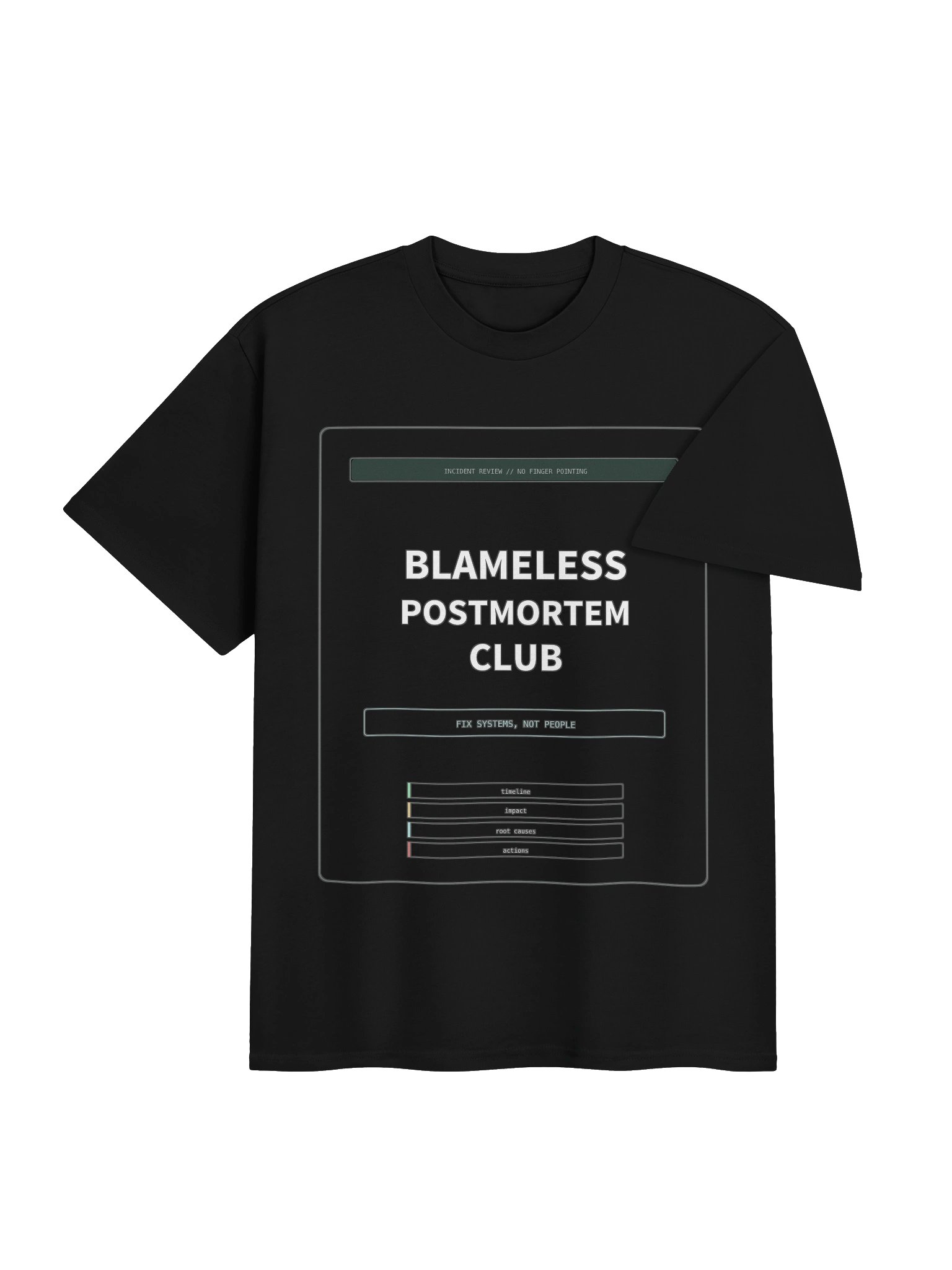 Blameless Postmortem Club Tee product image (4)