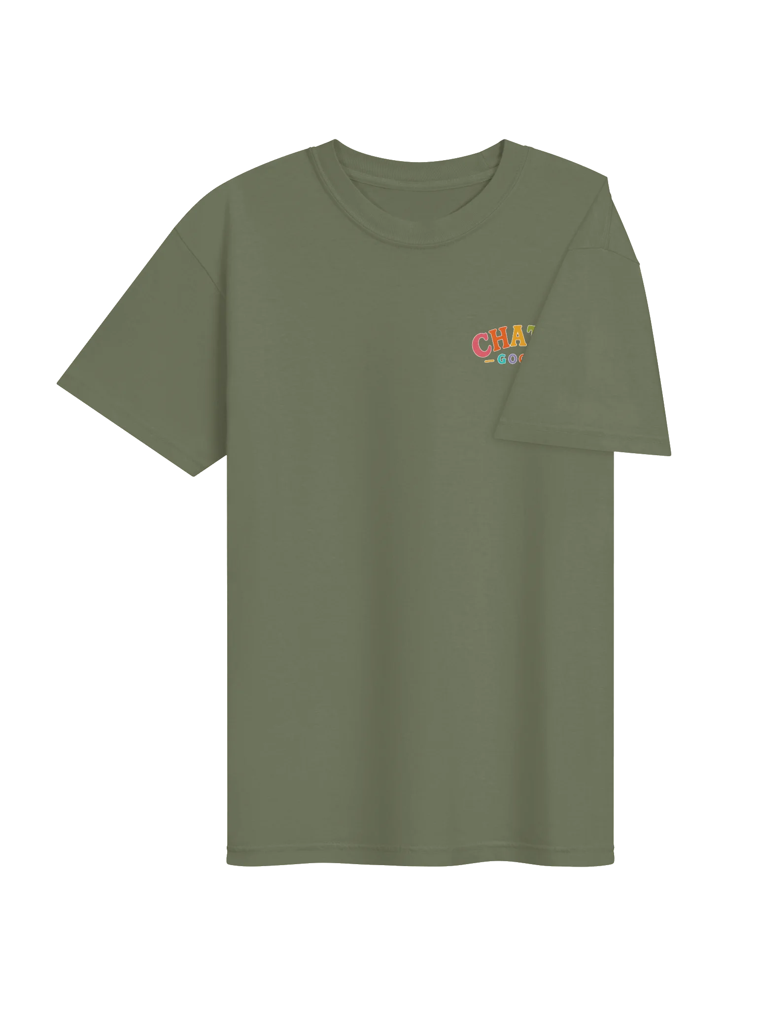 Chatty Goods Multicolor Logo Tee | Chatty Crew Collection product image (52)