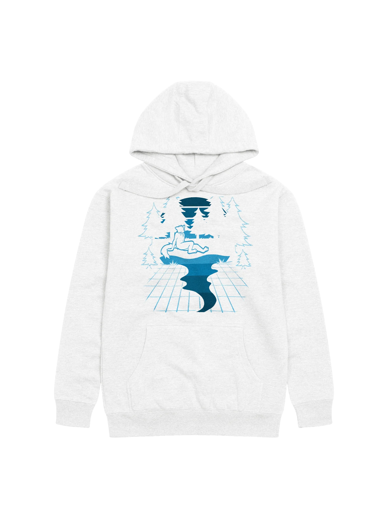 Vapourwave Skyks hoodie (light edition) product image (1)
