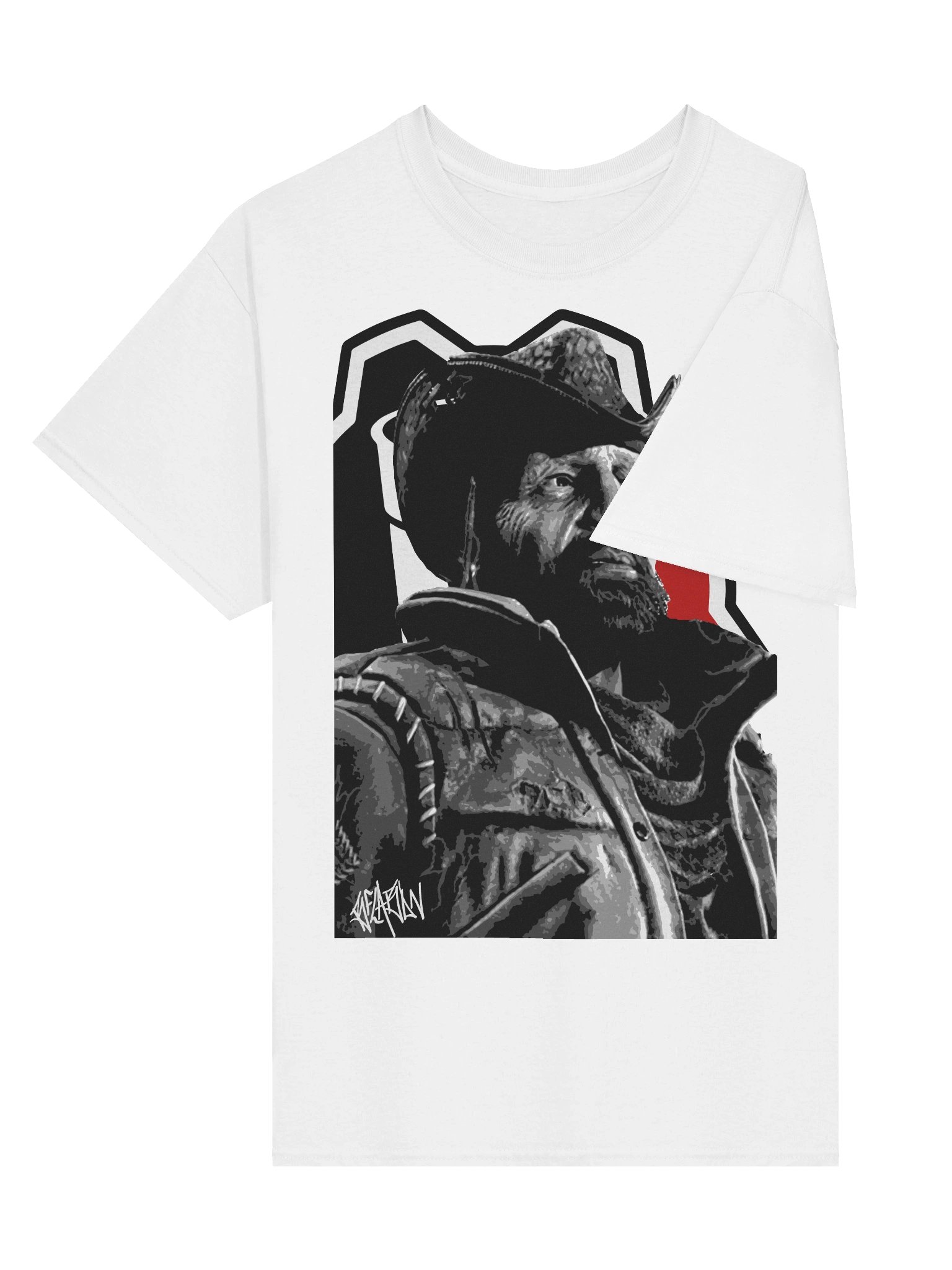 Dizzy painting tee (WHITE) product image (3)