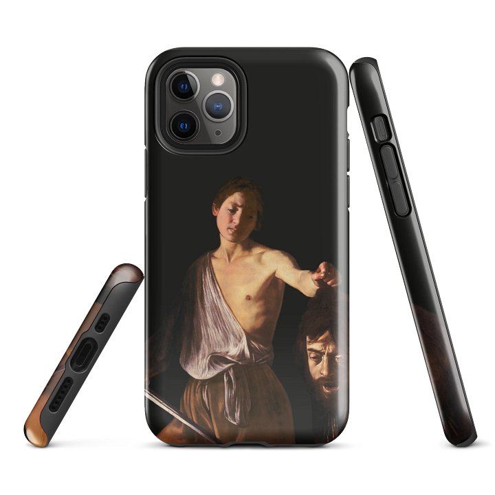 Caravaggio – David with the Head of Goliath iPhone® Tough Case product image (1)