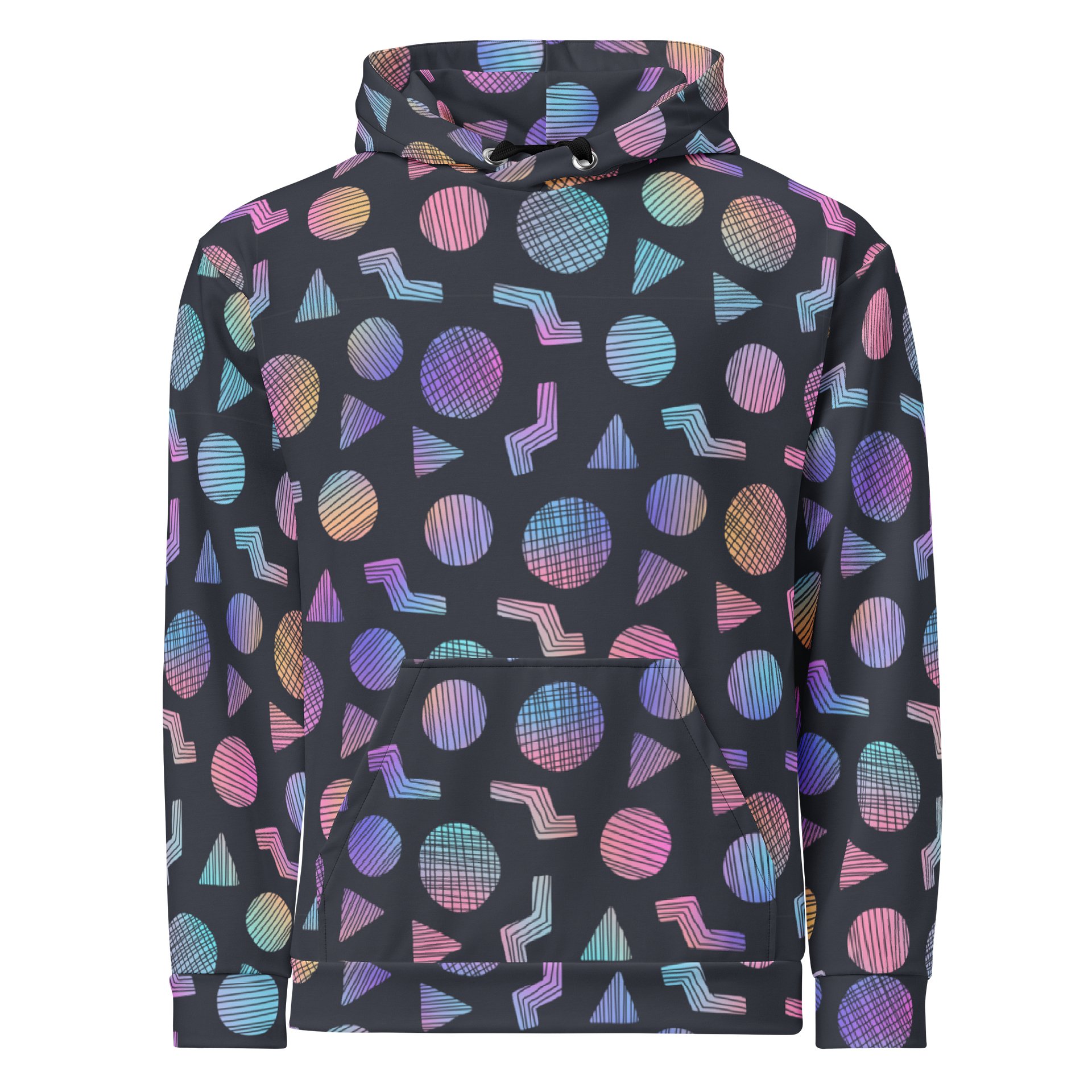 Comfortable Hoodie with Vibrant Geometric Dreams product image (1)