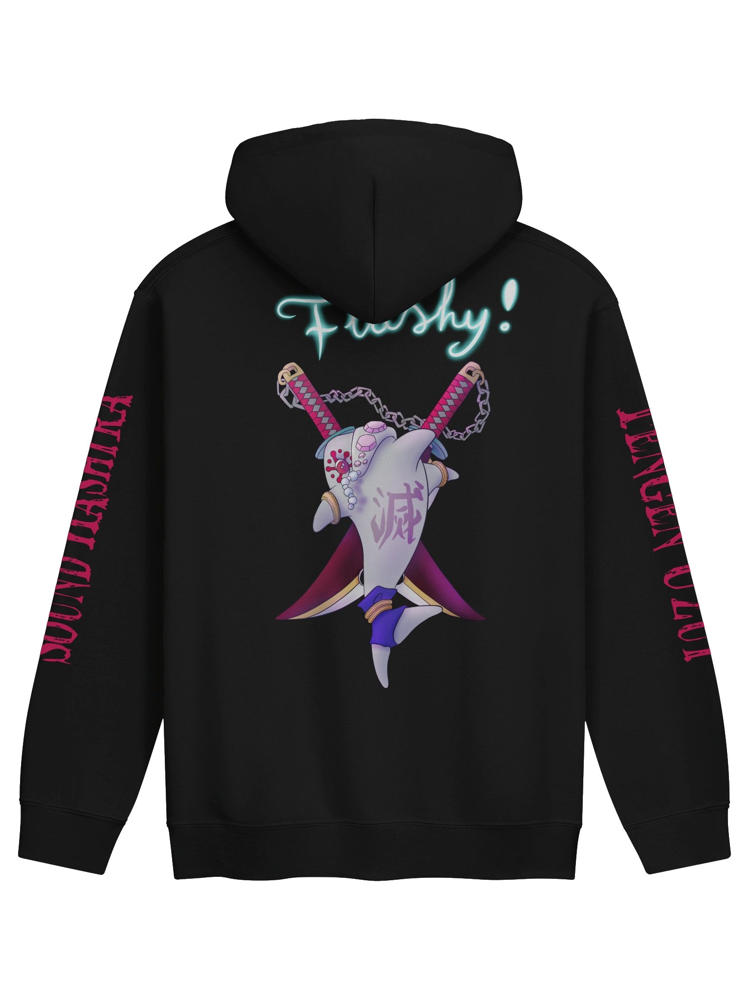 Flashiest Shark! Hoodie w/ Colored Text product image (1)
