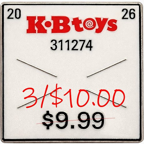Hmm, this pin looks awfully familiar… @iconheroes has revealed their “3 for $10.00” KB Toys 80th anniversary San Diego Comic ...