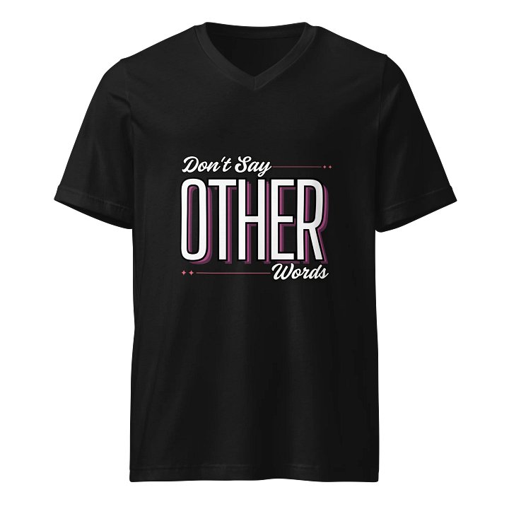Don't Say Other Words Men's V-Neck T-Shirt product image (1)