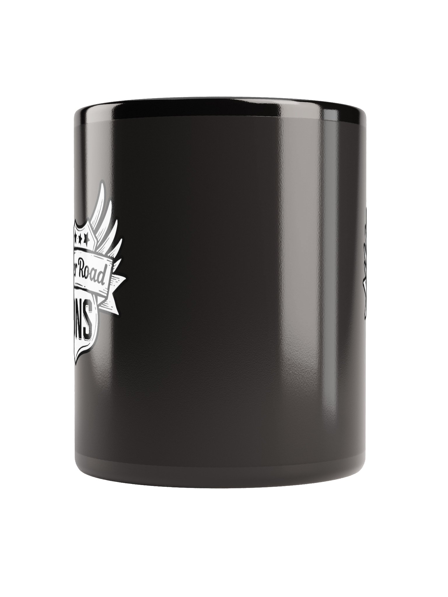 Logo Mug- Black w/ White product image (3)