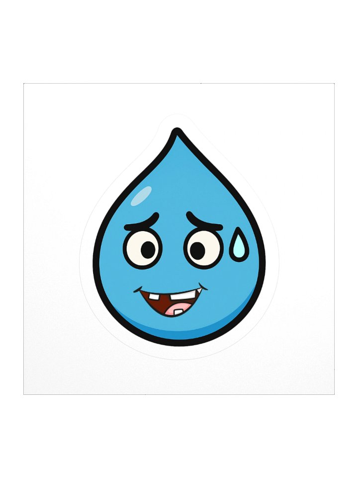 Sweatdrop Bob Kiss Cut Sticker product image (1)
