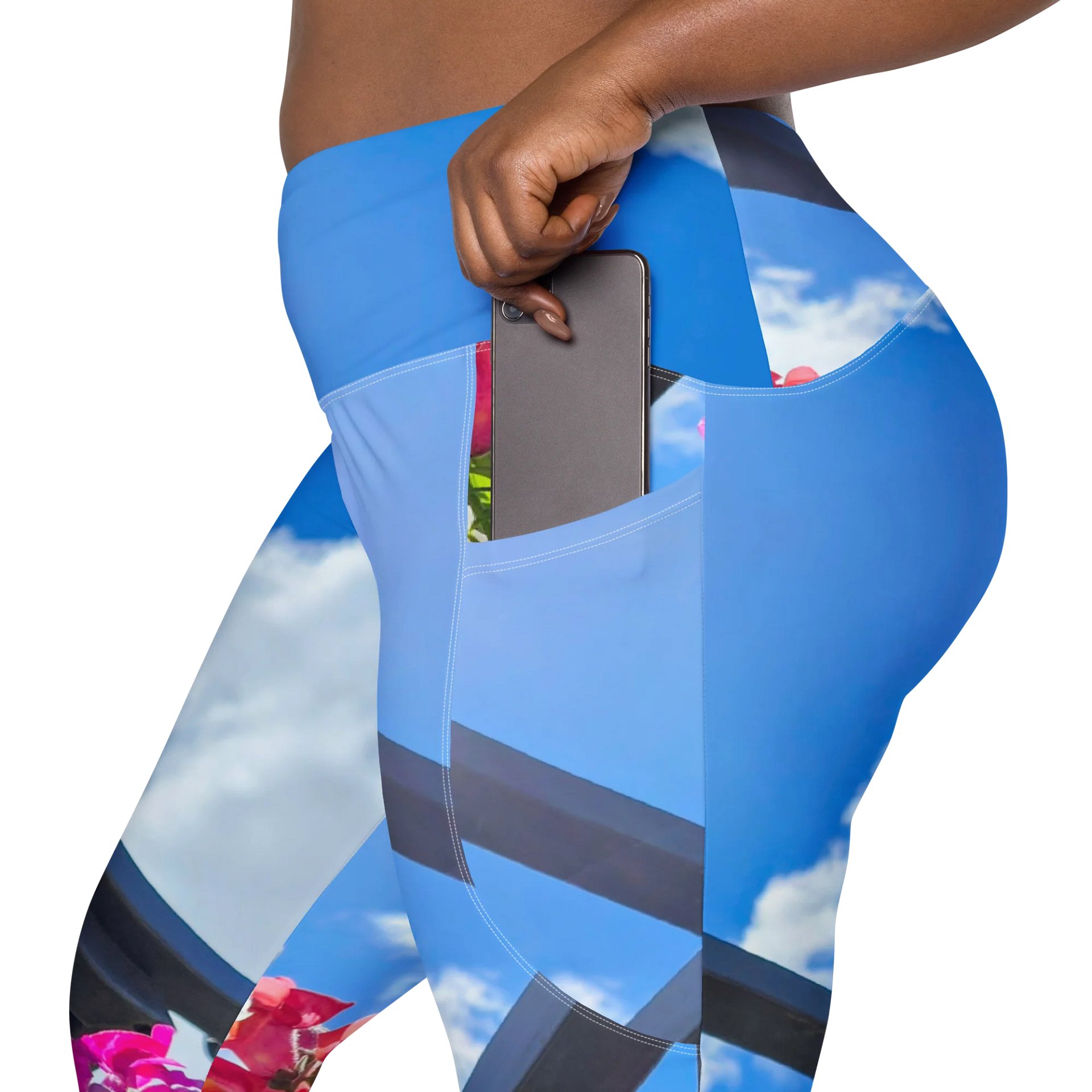 Spring Flowers Leggings with Pockets product image (8)