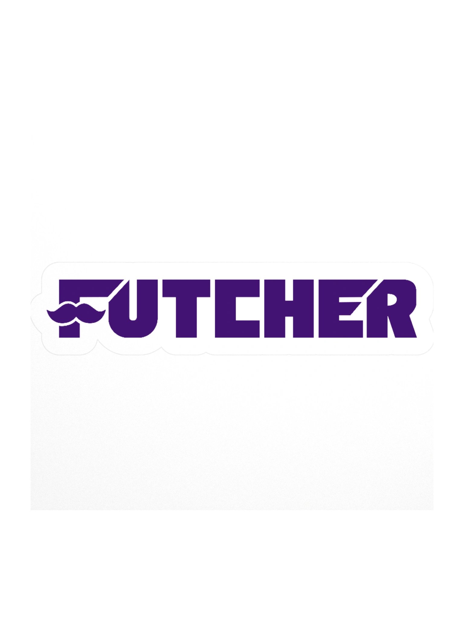 Futcher Text Logo Sticker product image (2)