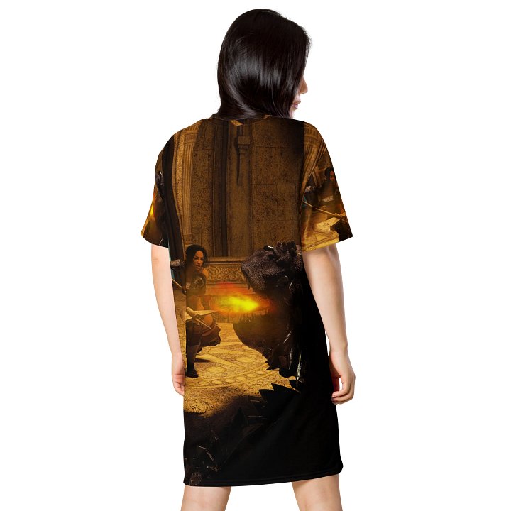 'Elven Stories - Warriors Cry Too' T-Shirt Dress product image (2)