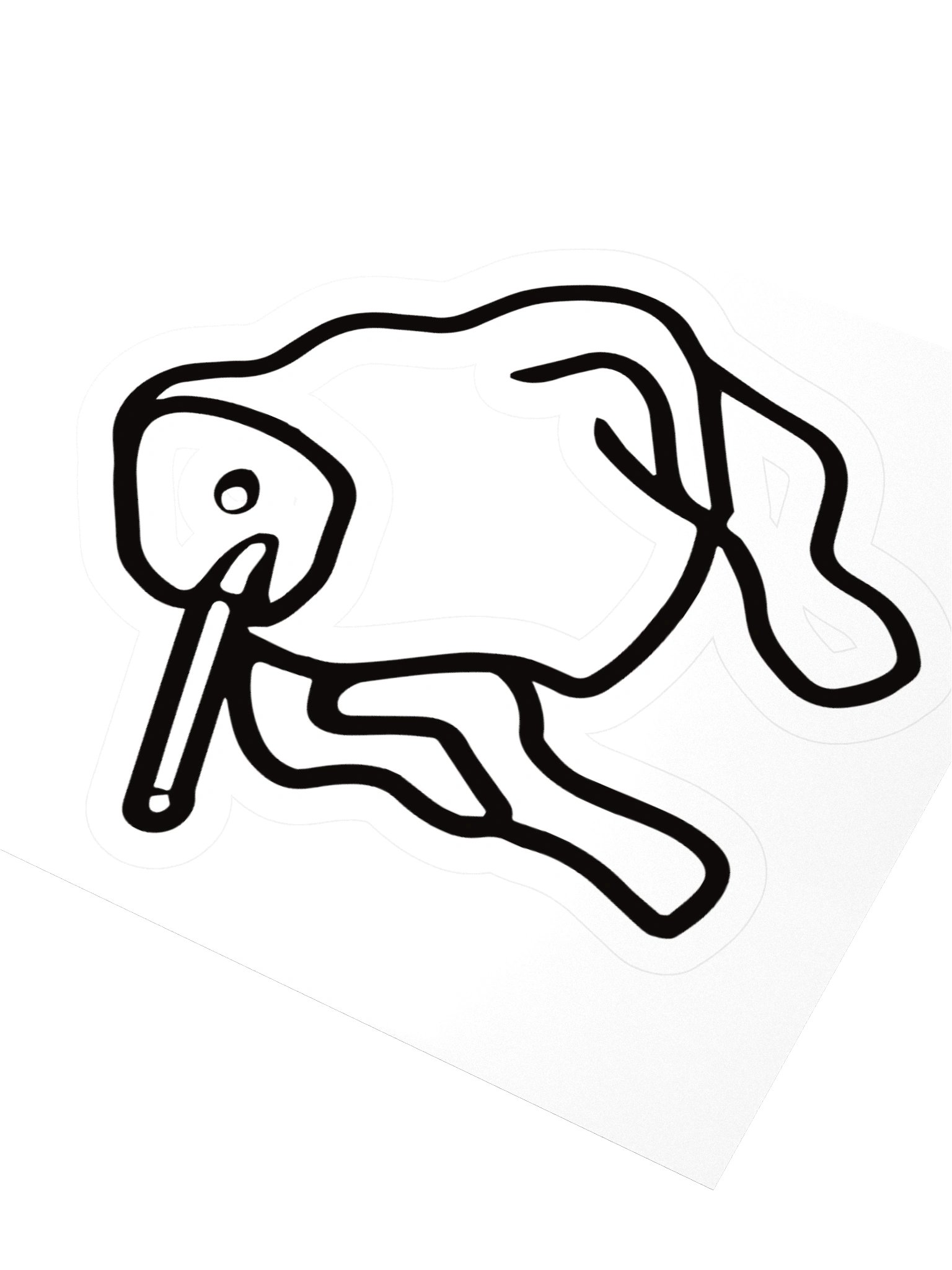 Sillybutts Simplified Logo Sticker (Normal) product image (3)