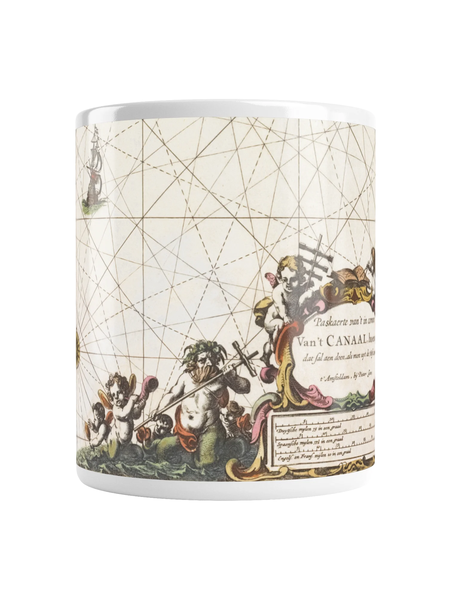 Vintage Nautical Map Mug product image (2)