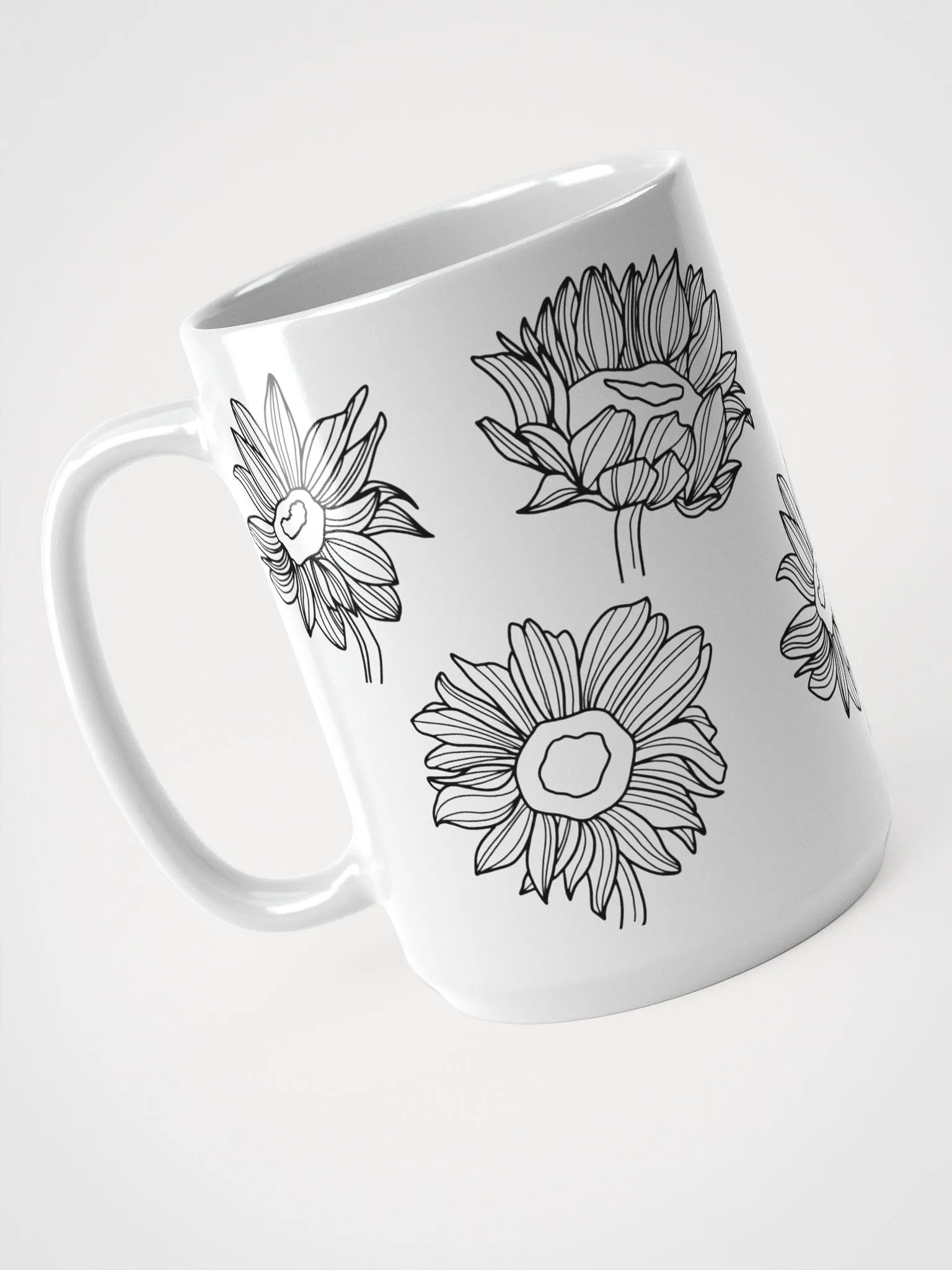 Doodle Flowers Mug product image (1)
