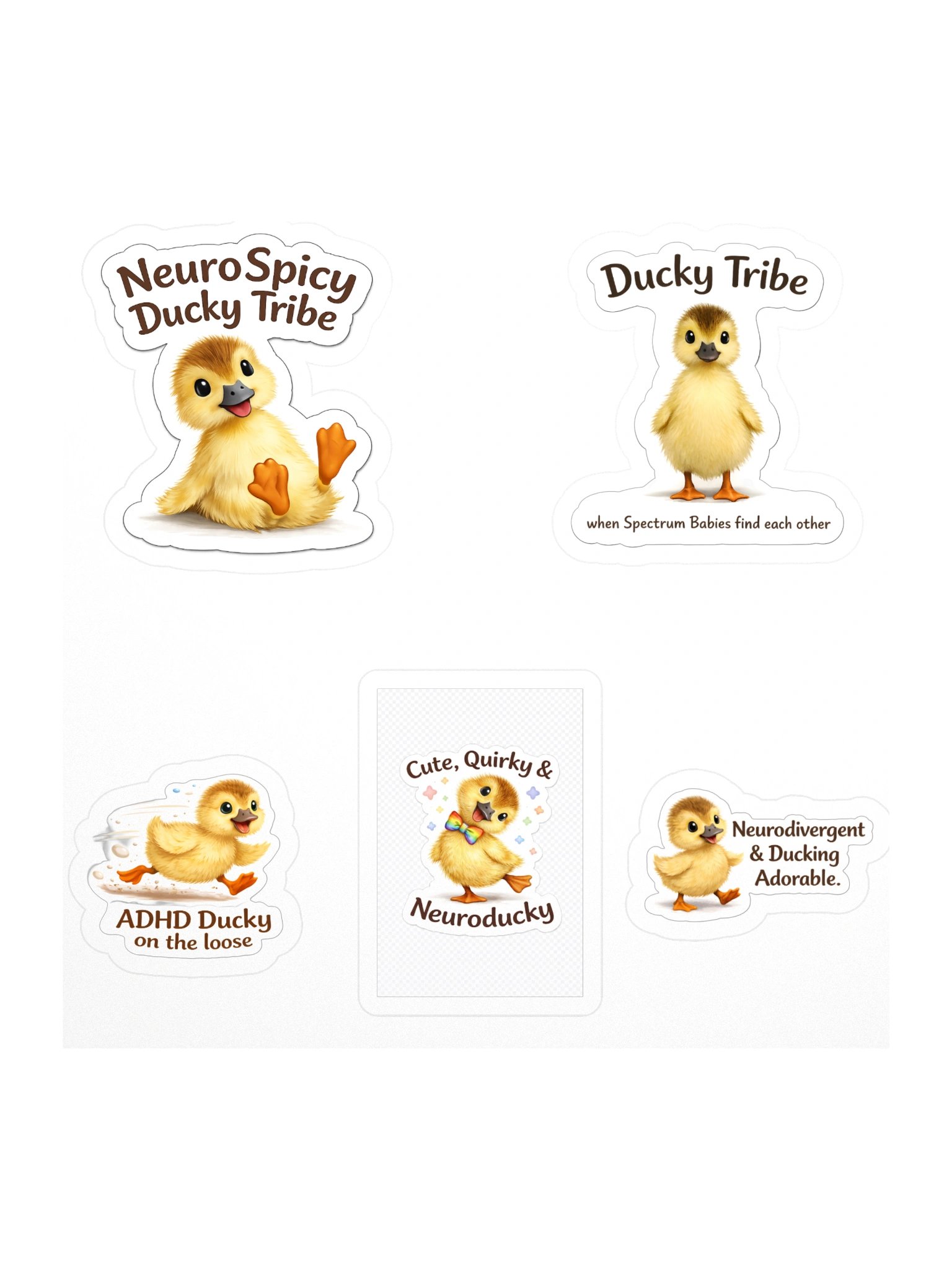Z's Ducky Sticker Sheet 2. product image (1)