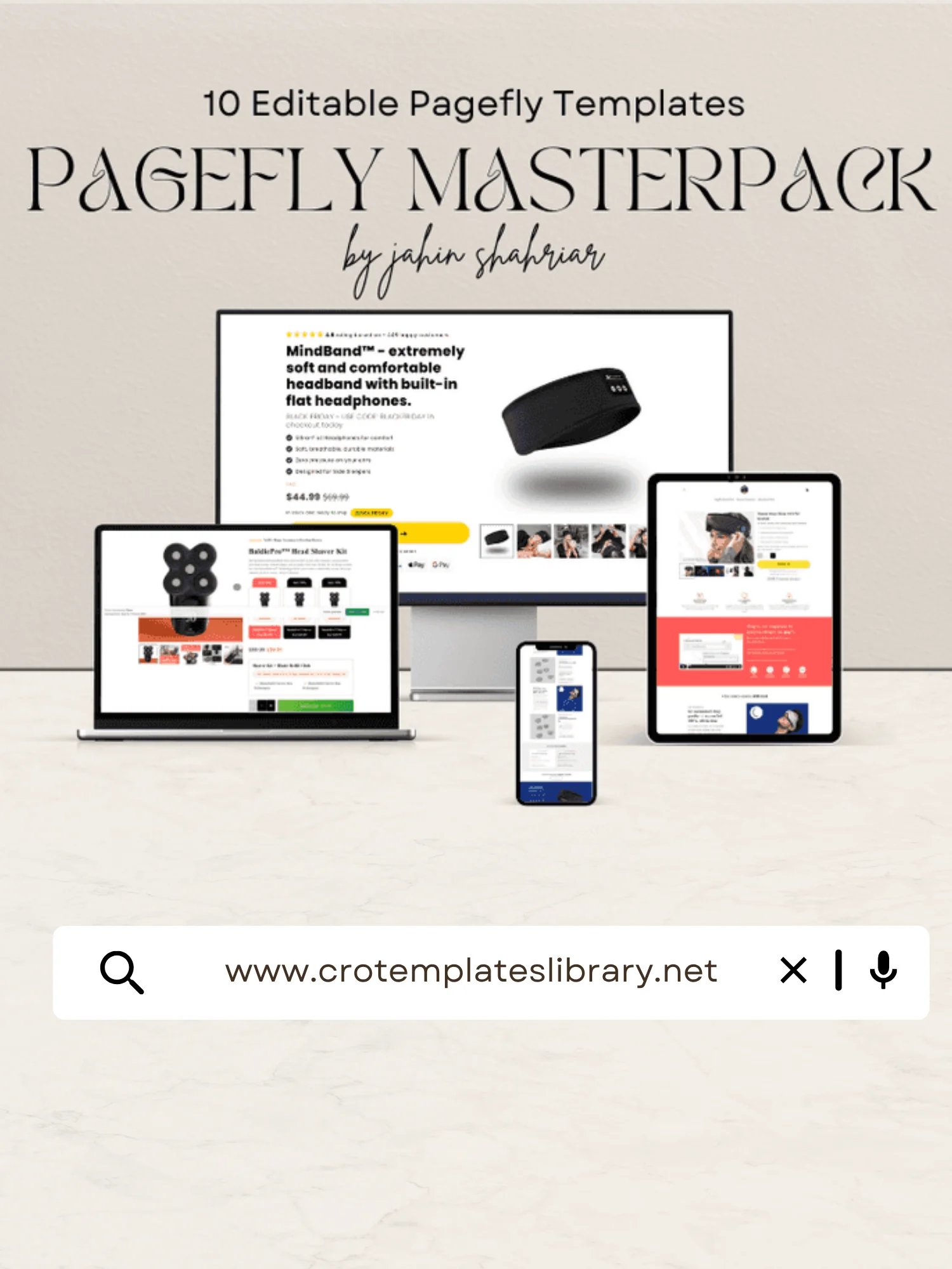10 High Converting Pagefly Templates MasterPack product image (1)