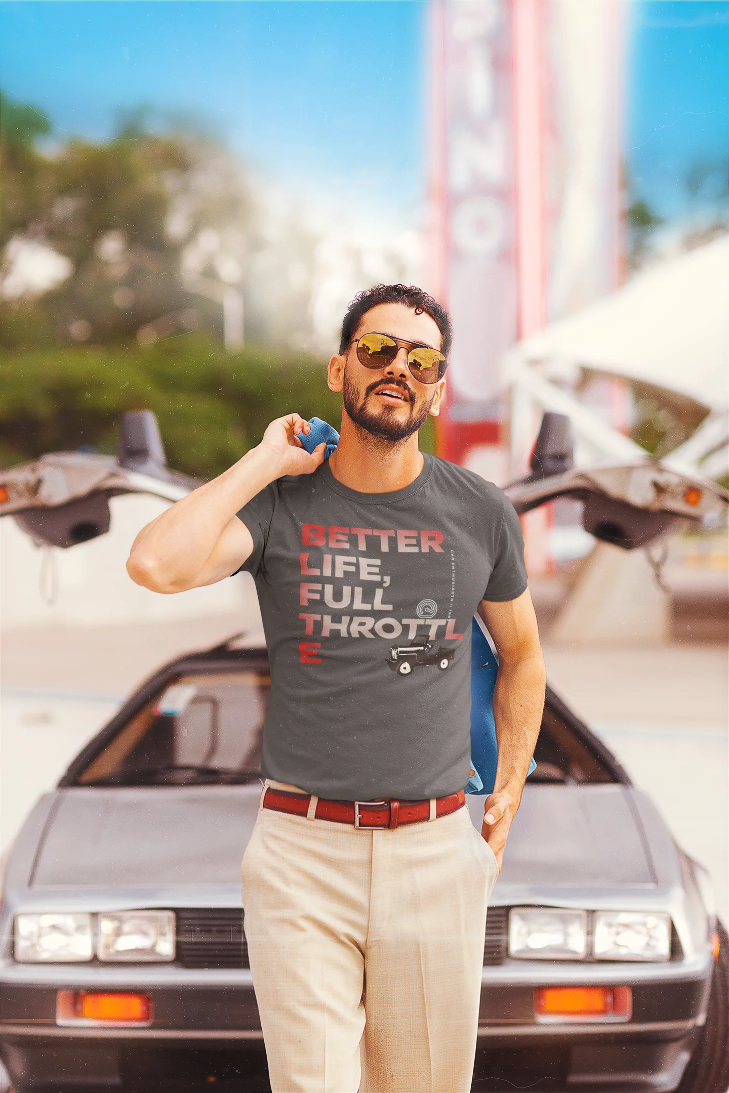 Better Life Full Throttle Jeep Tee product image (2)