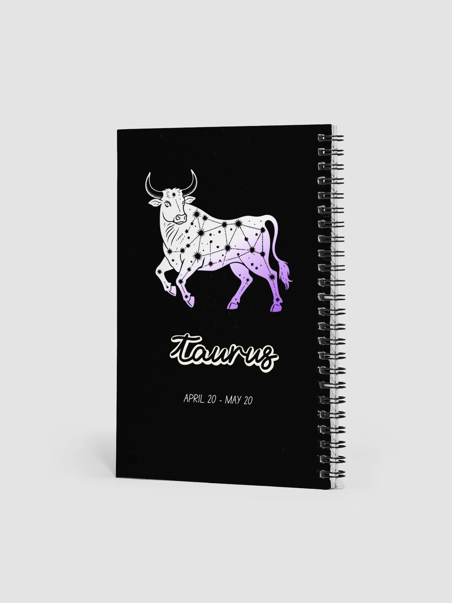 Taurus Zodiac Notebook – Astrology Bull Design | Mystical Celestial Journal for Taurus product image (2)