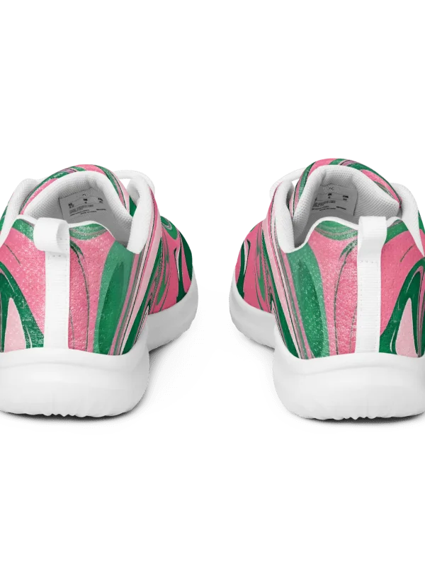 Women's Oh So Pretty Pink & Green Painted Athletic Kicks product image (7)