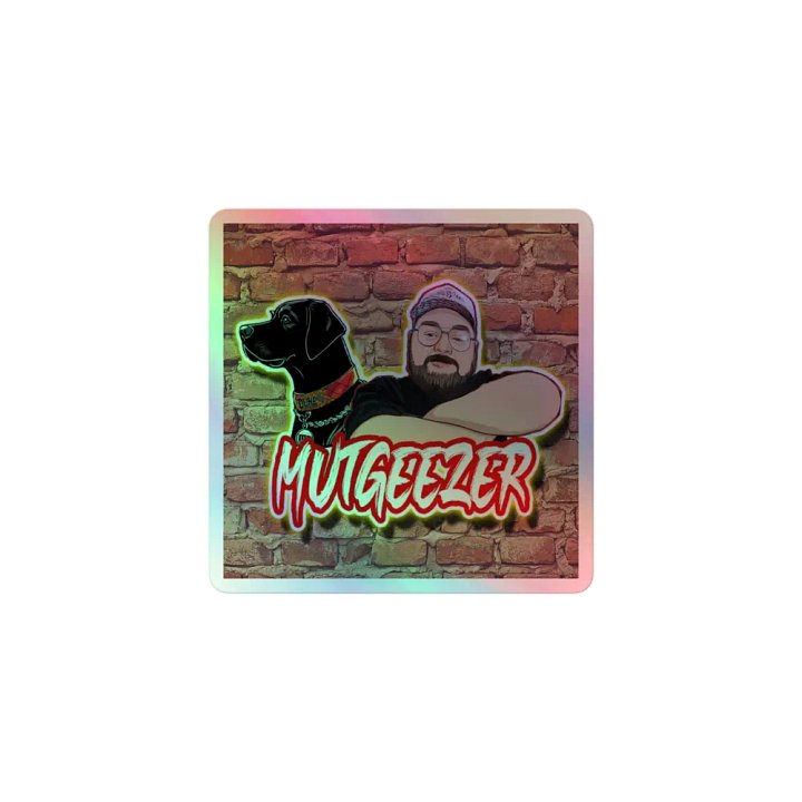 Mutgeezer Kiss-Cut Holographic Sticker Sheet product image (1)