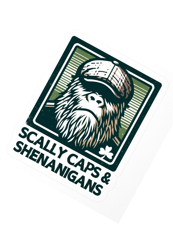 Scally Caps & Shenanigans Sticker – Luck of the Sasquatch Remix – Dubs Hat Hub product image (2)