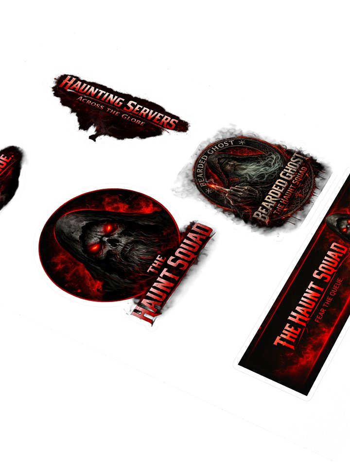 BeardedGhost86 and Haunt Squad Sticker pack product image (2)