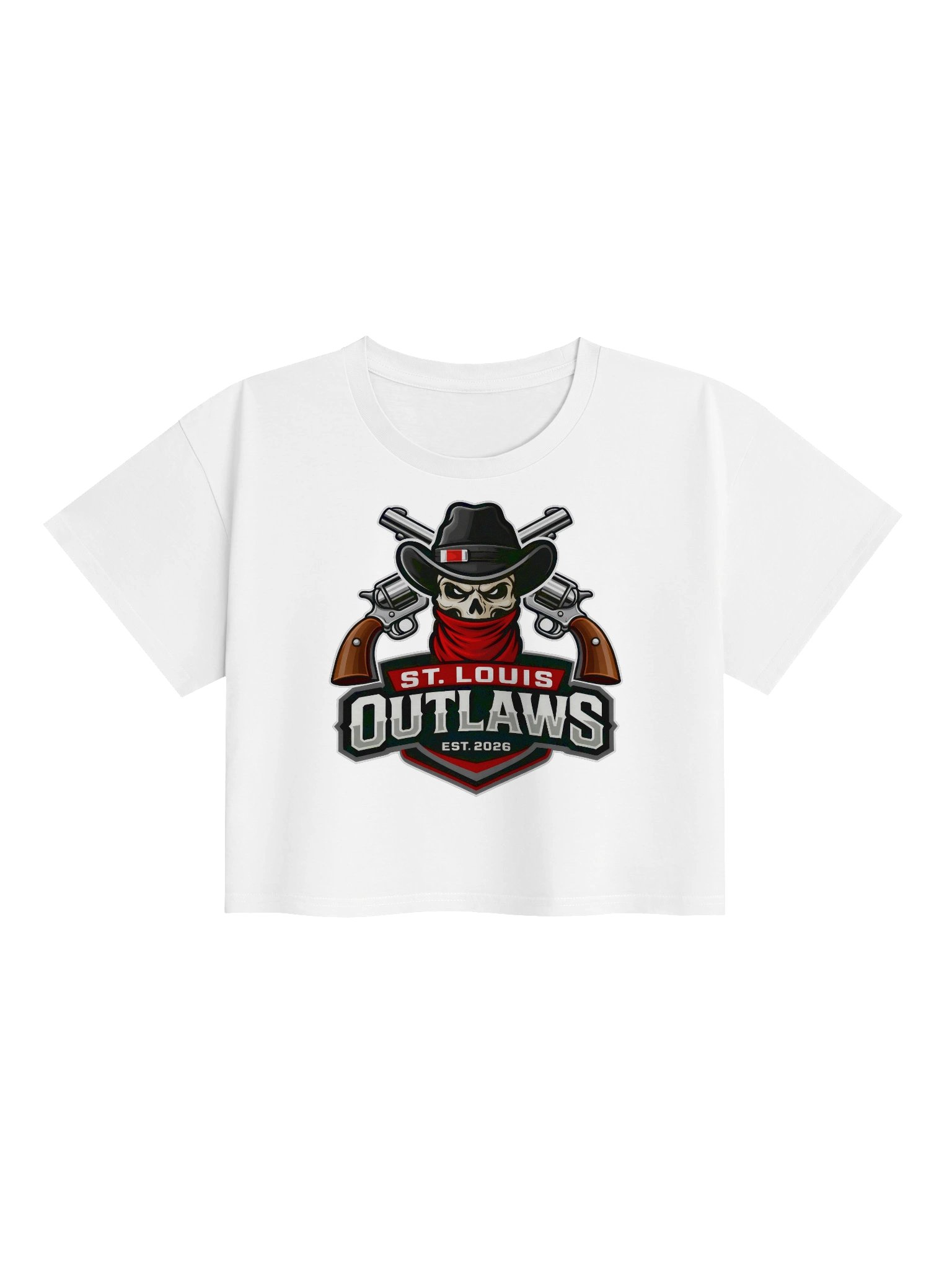 Outlaws Women’s Crop Top Tshirt product image (10)