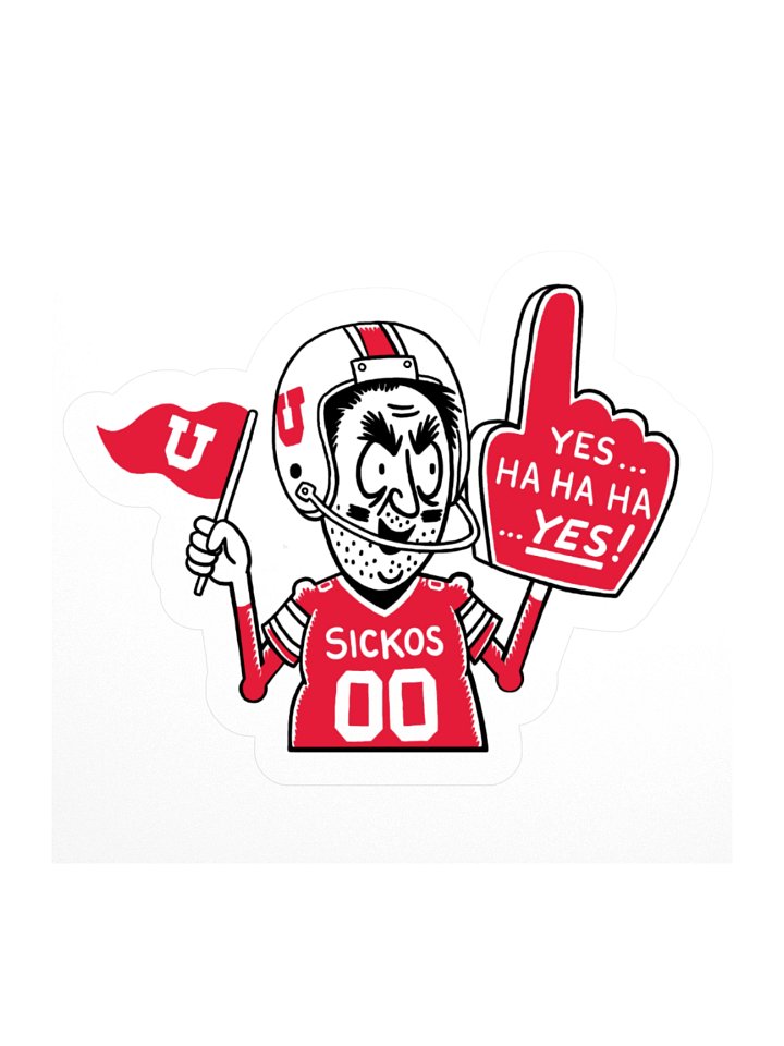 Nebraska Sickos National Championship Sticker product image (1)
