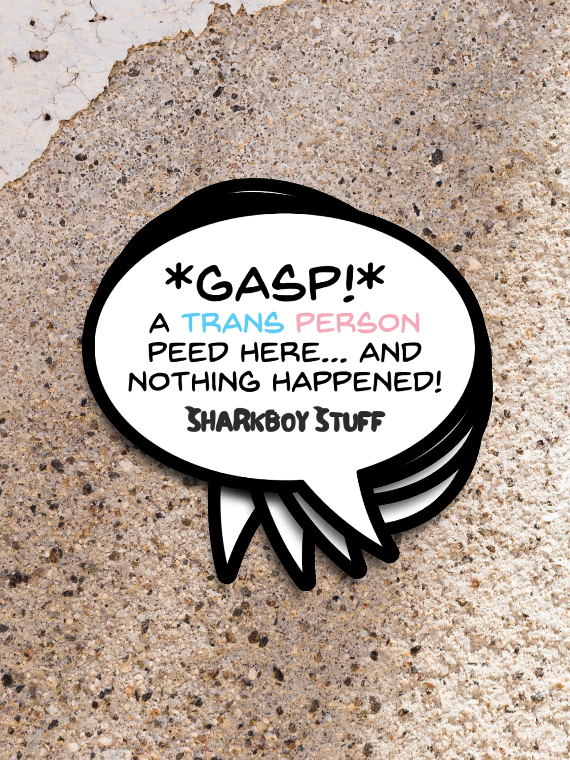 Let Trans People Pee Sticker product image (1)