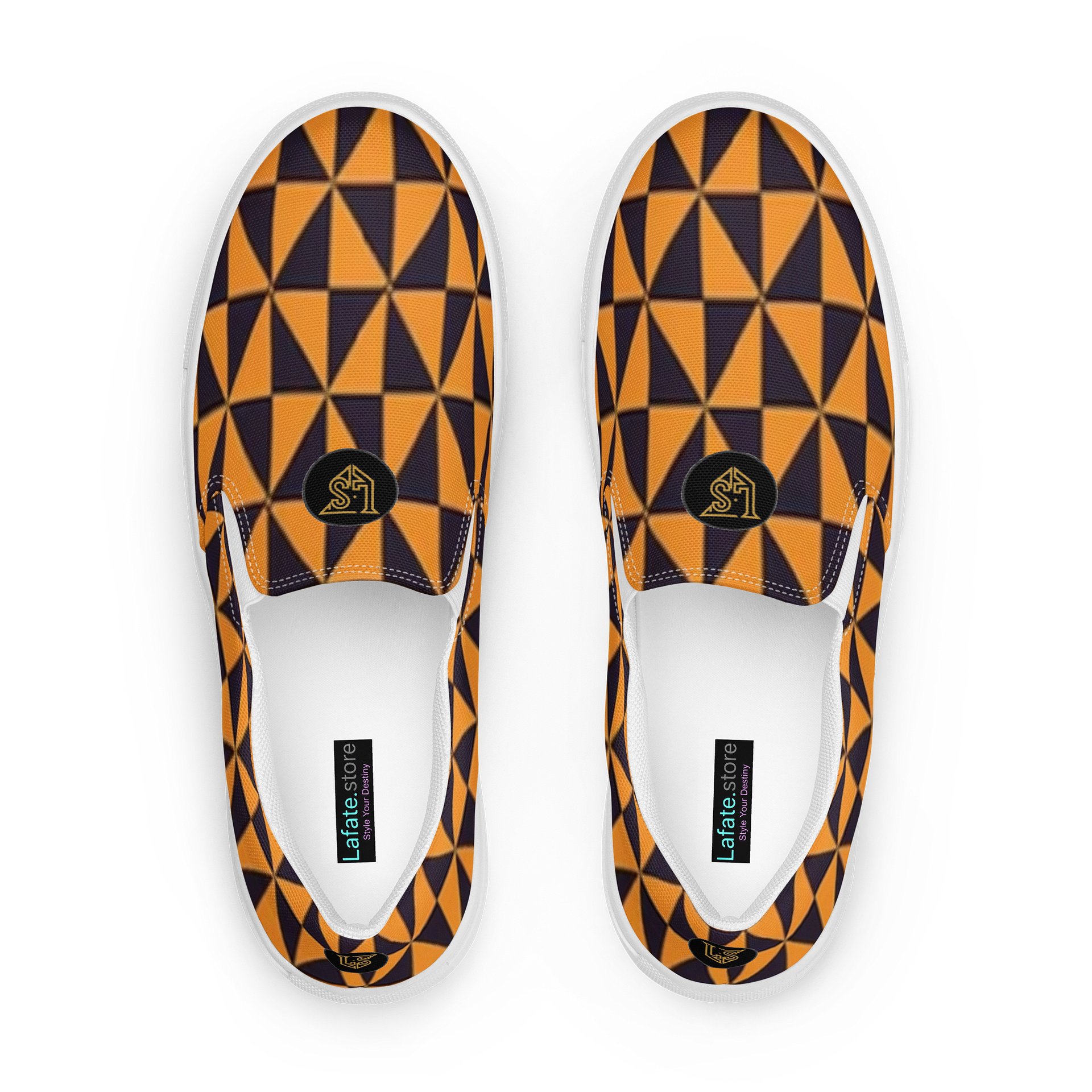 Lafate Store Designer Slip On - Men (gold pattern) product image (1)