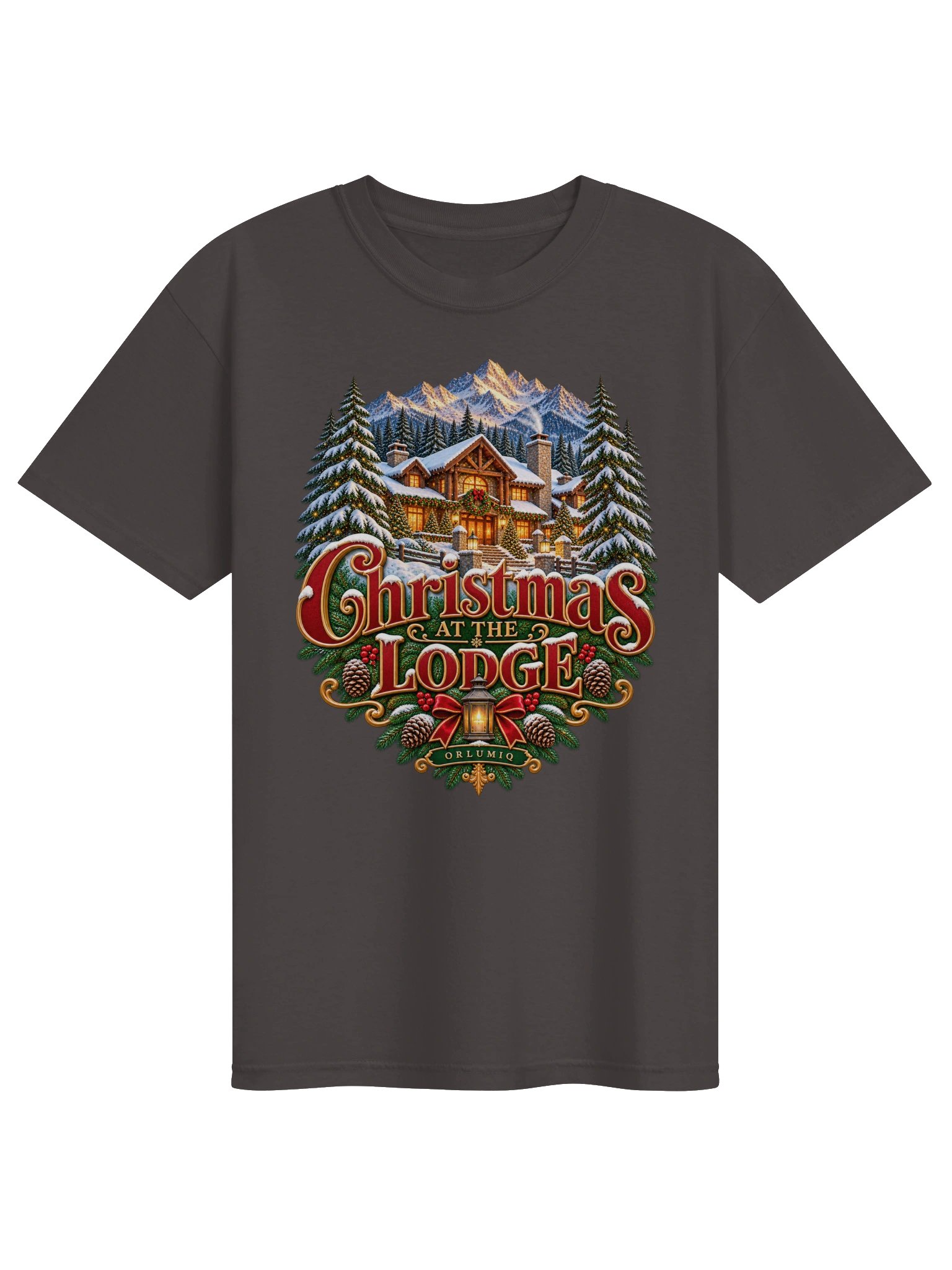 Christmas at the Lodge Vintage Holiday Tee product image (1)