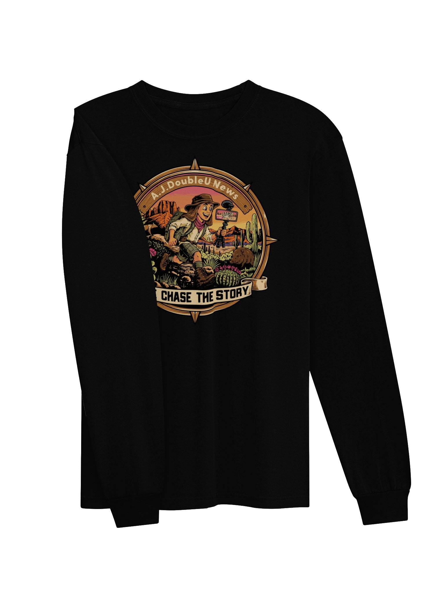 A.J.DoubleU News Desert Chase Long Sleeve product image (3)