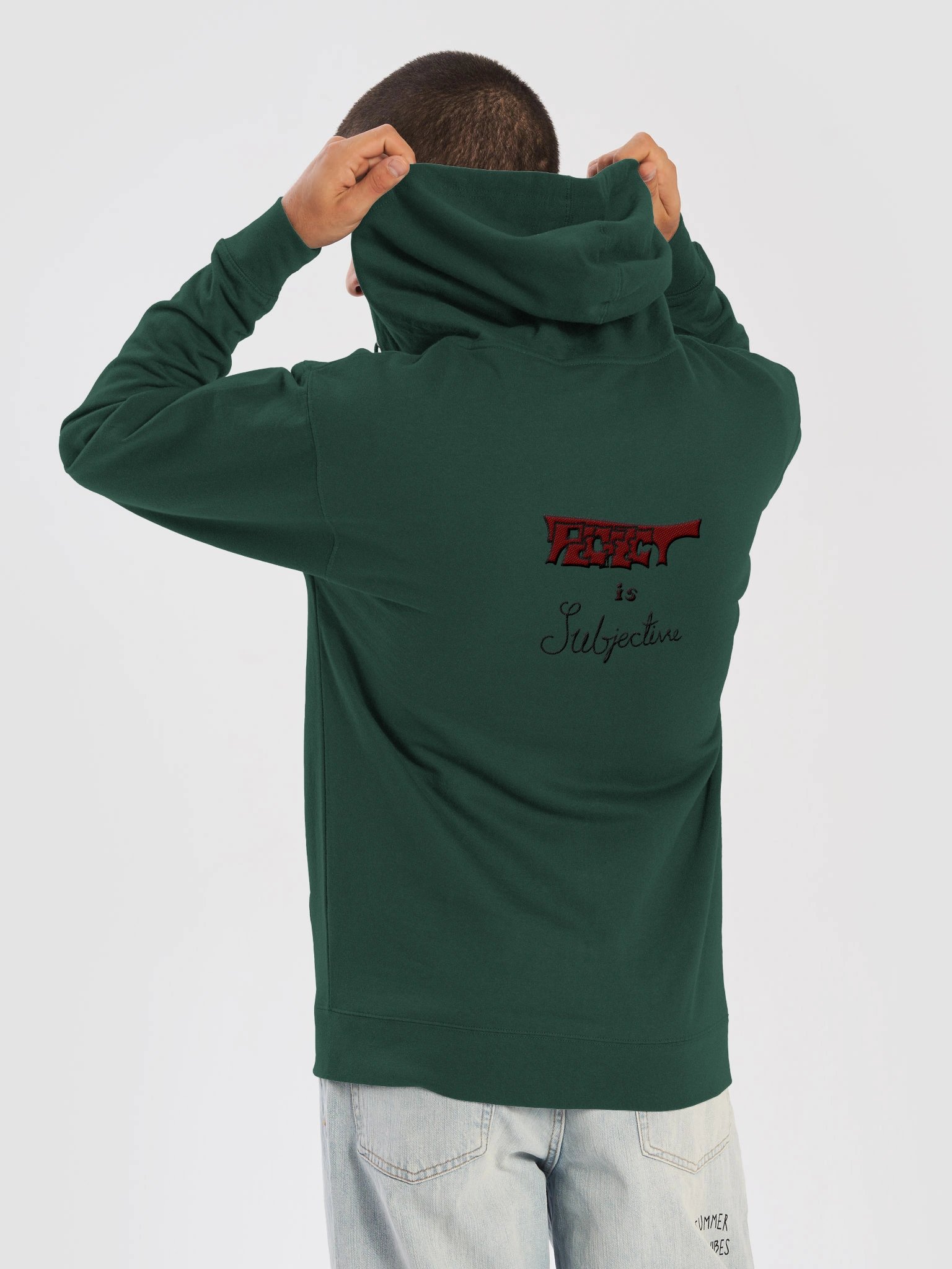 Pecfect Is Subjective Zip Up Hoodie product image (5)