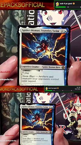 Card of the night 1-30-2026 | #smokepacks on #Twitch