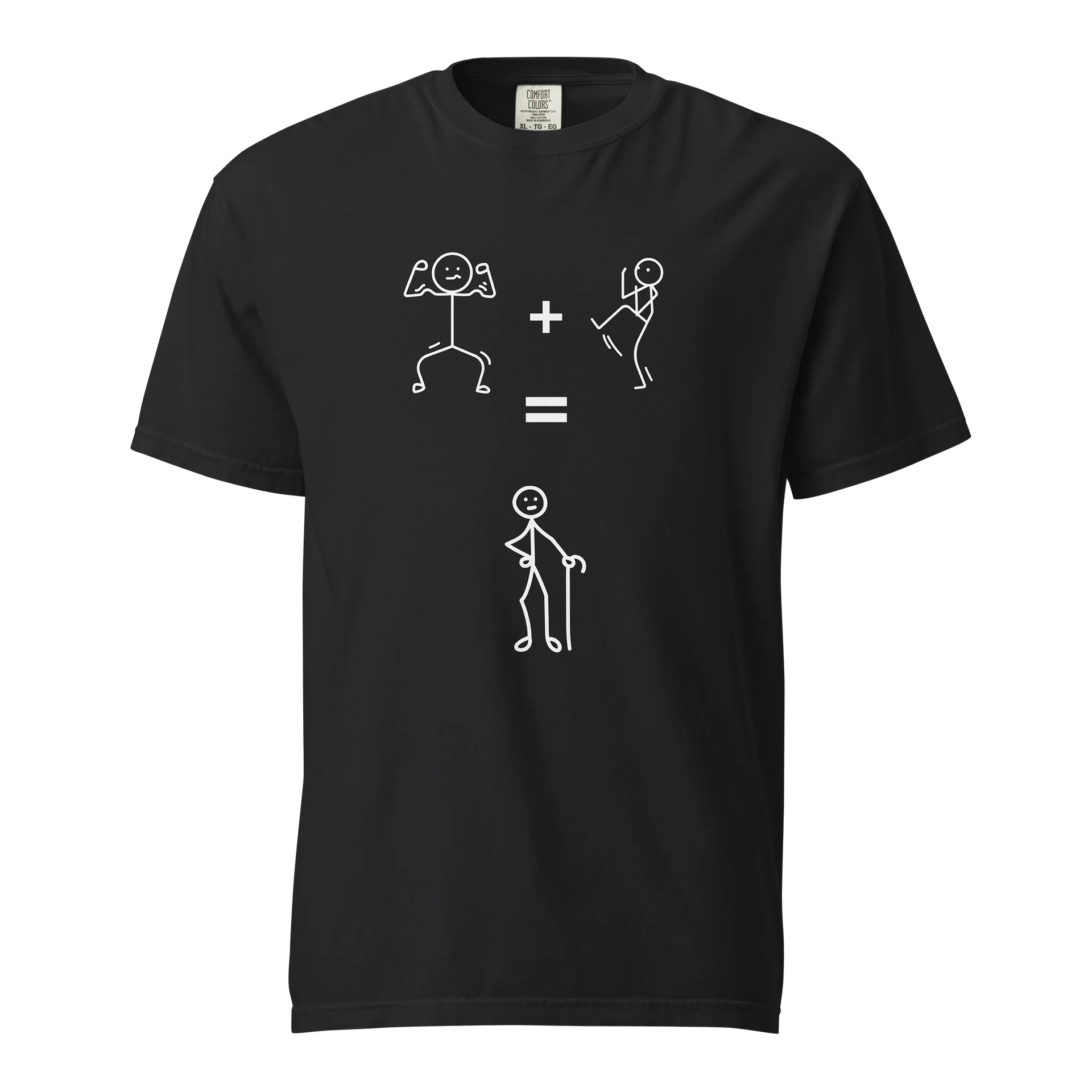 Abstract Black and White Geometric Icon Tee product image (1)