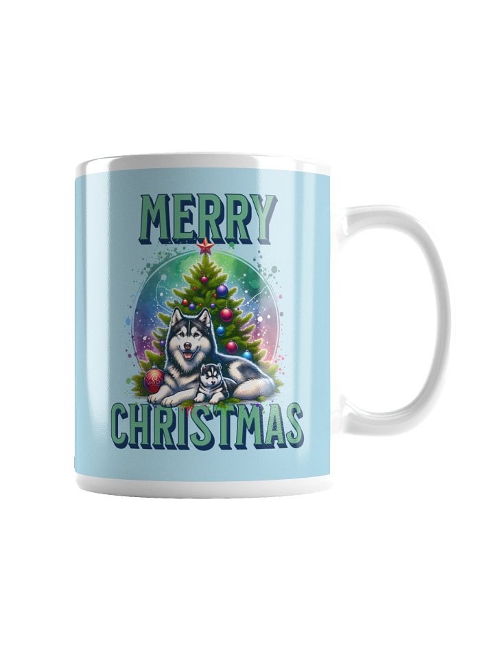 HUSKY CUDDLES MERRY CHRISTMAS 1 product image (4)