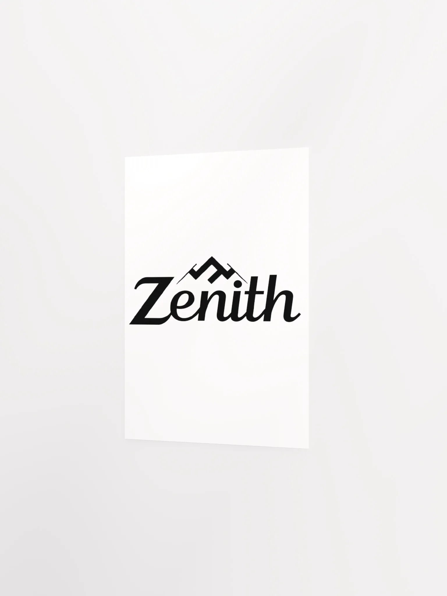 Zenith Enhanced Matte Poster - Inspirational Mountain Peak Design product image (2)