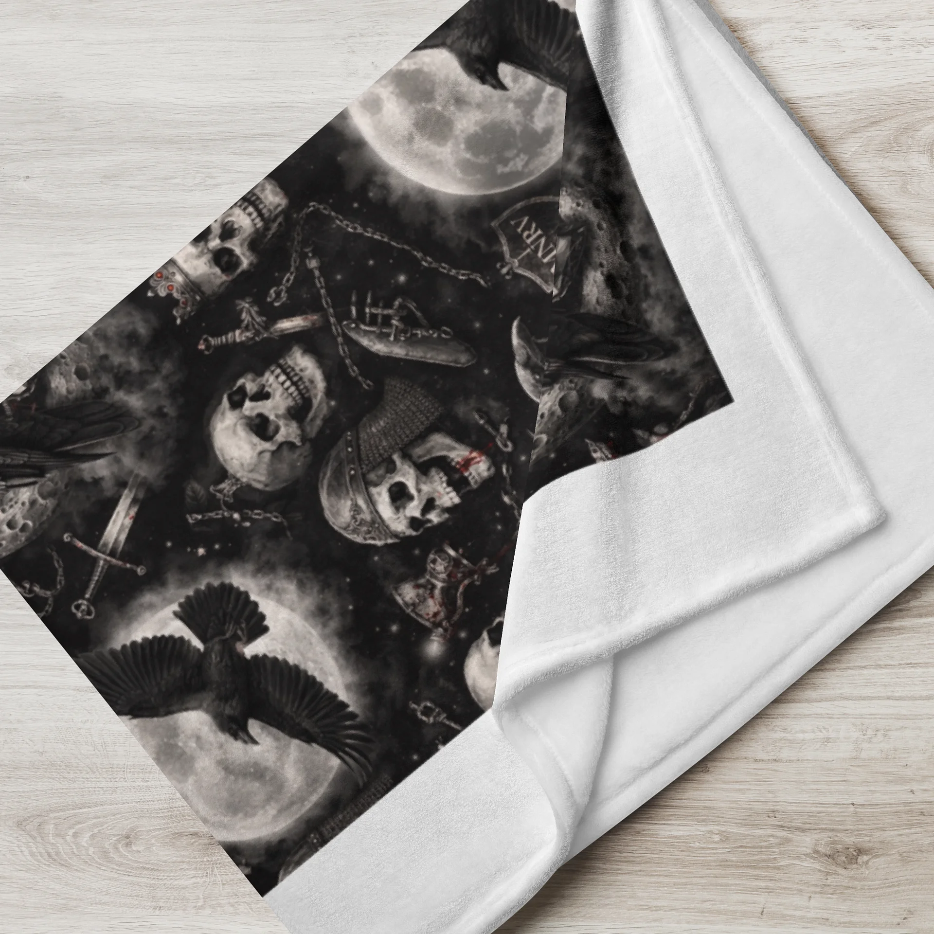Midnight Raven Throw Blanket product image (3)