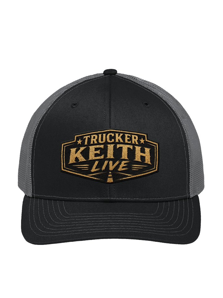 Trucker Keith Live Gold Logo Trucker Hat product image (1)