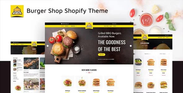 Burgs - Shopify Theme for Food Delivery Site and Restaurant product image (1)