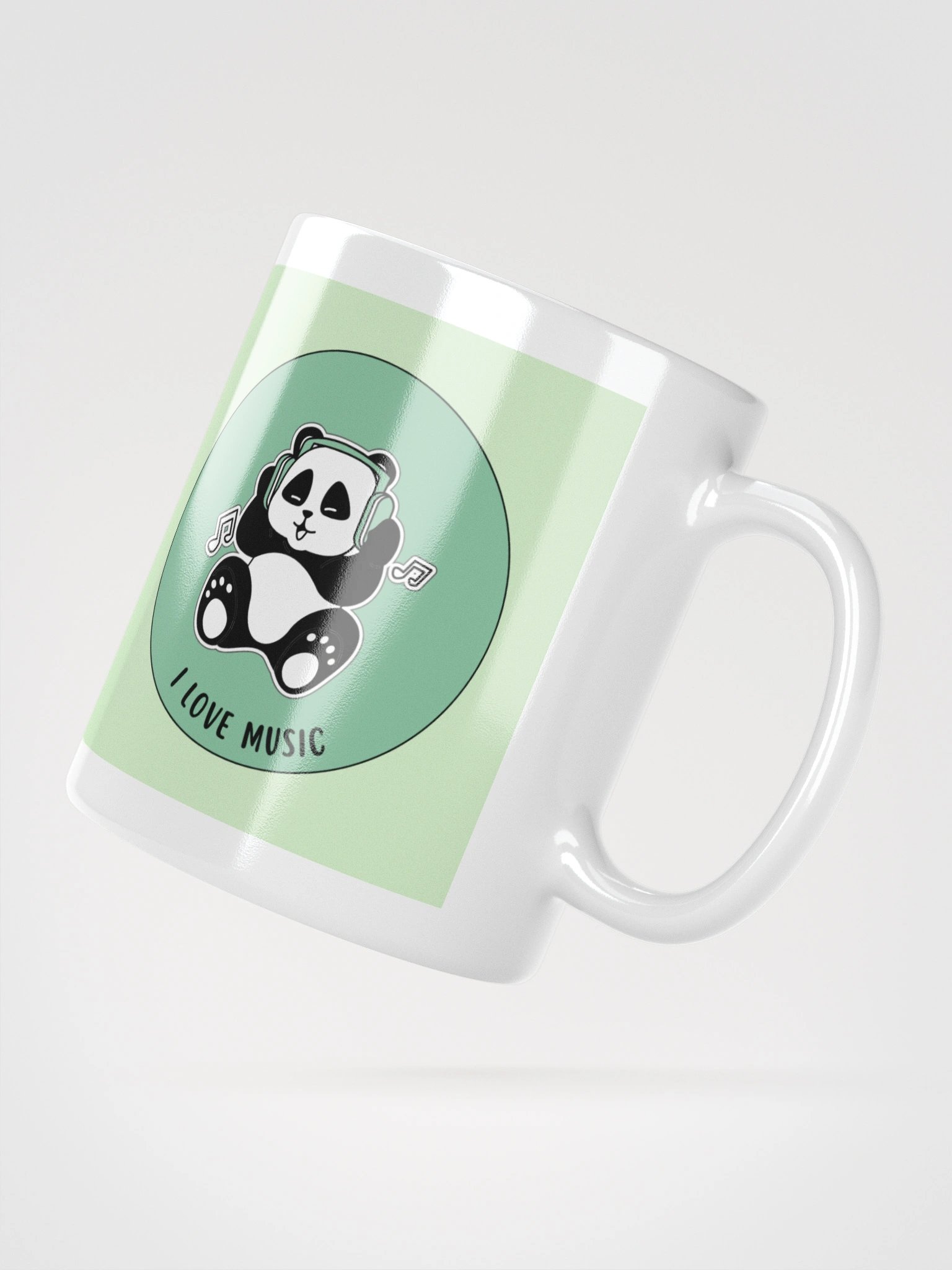 I Love Music Panda mug product image (3)