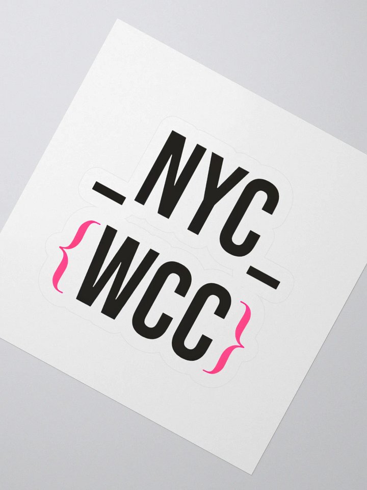 NYC WCC Laptop/Notebook Sticker product image (4)
