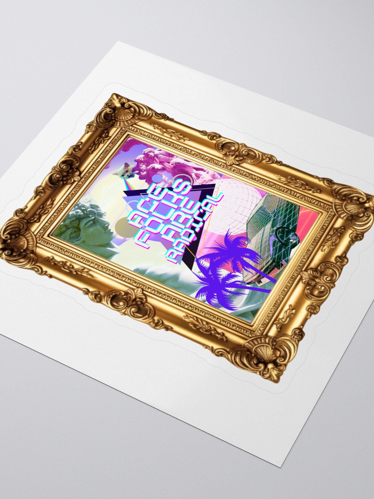 Radical Pride - Ace Folks Are Rad! (Sticker) product image (3)