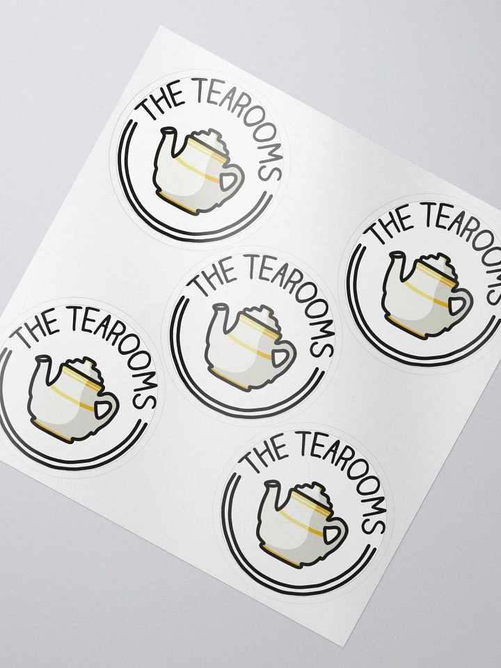 Sticker Sheet - The Tearooms Logo product image (2)