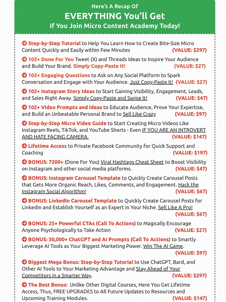 Micro Content Academy: Become a Content Creator Ninja with Bite-Size Content That Sells product image (2)