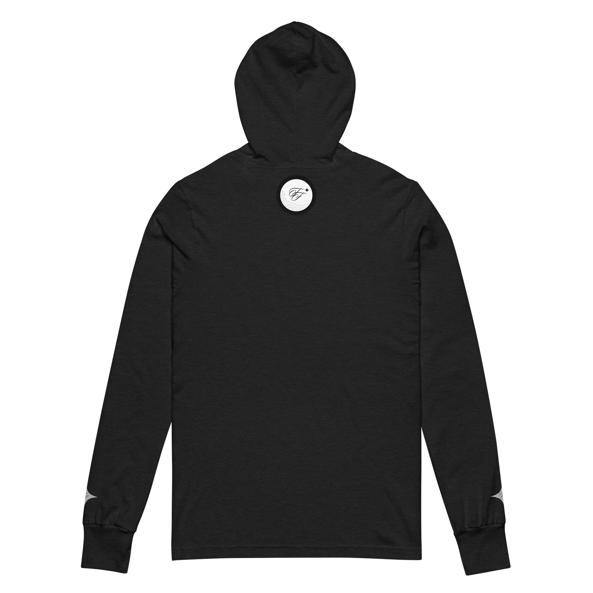 F&F Script + Ball Hooded Long Sleeve Tee (EMBRD) product image (6)