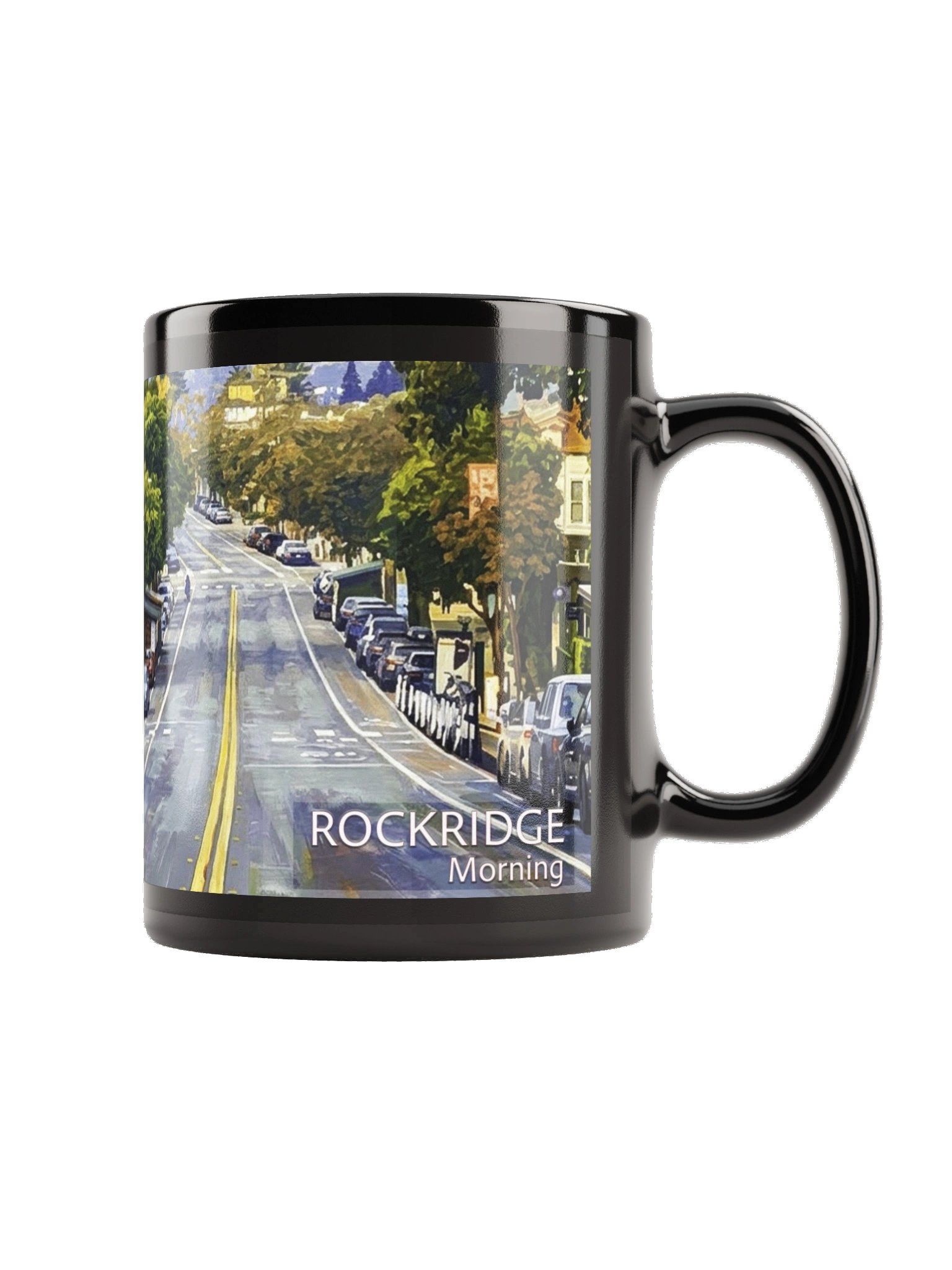 Rockridge Morning Black Glossy Mug product image (6)