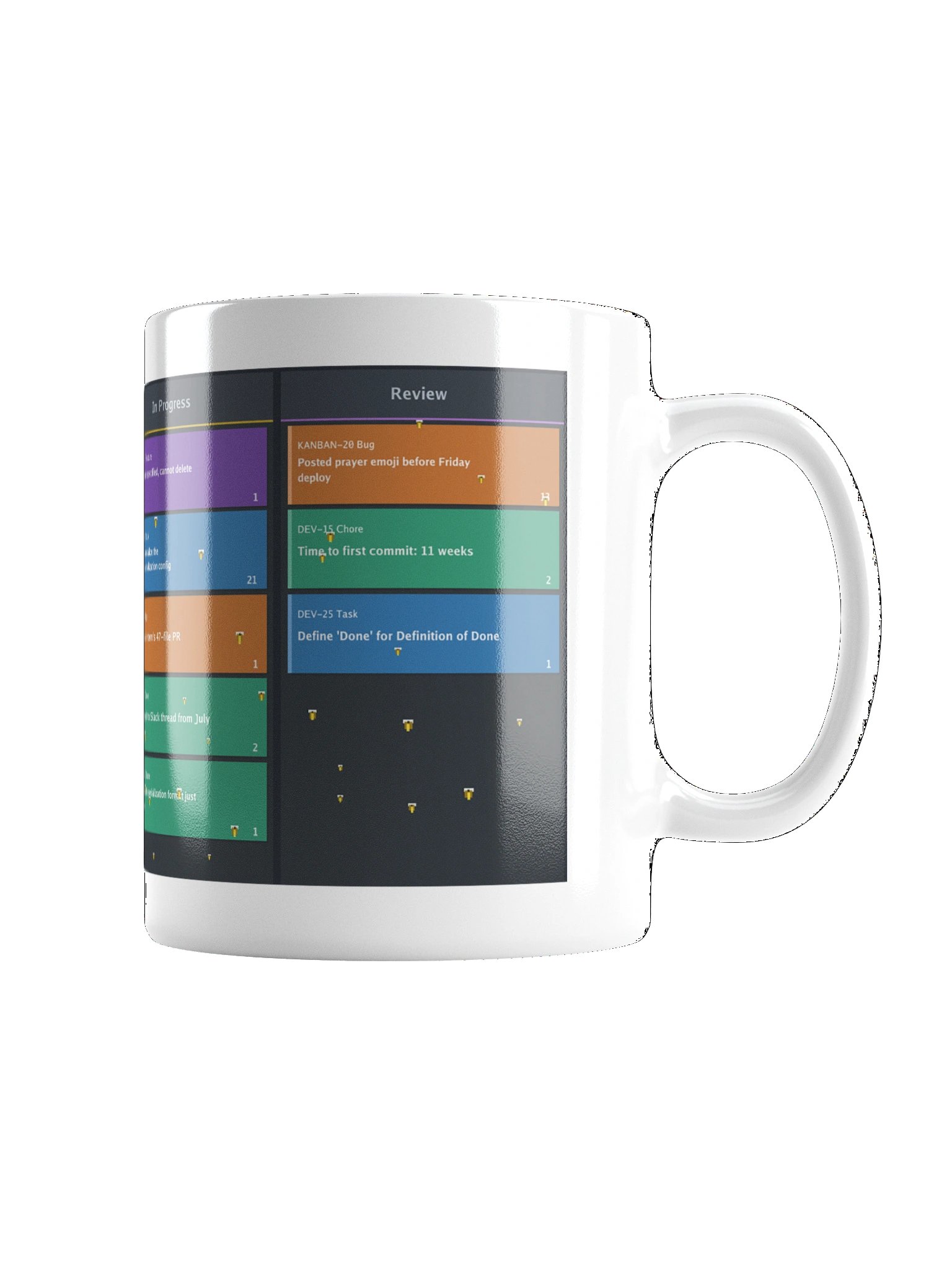 Bees have Entered the Sprint Full Board Mug Wht product image (8)