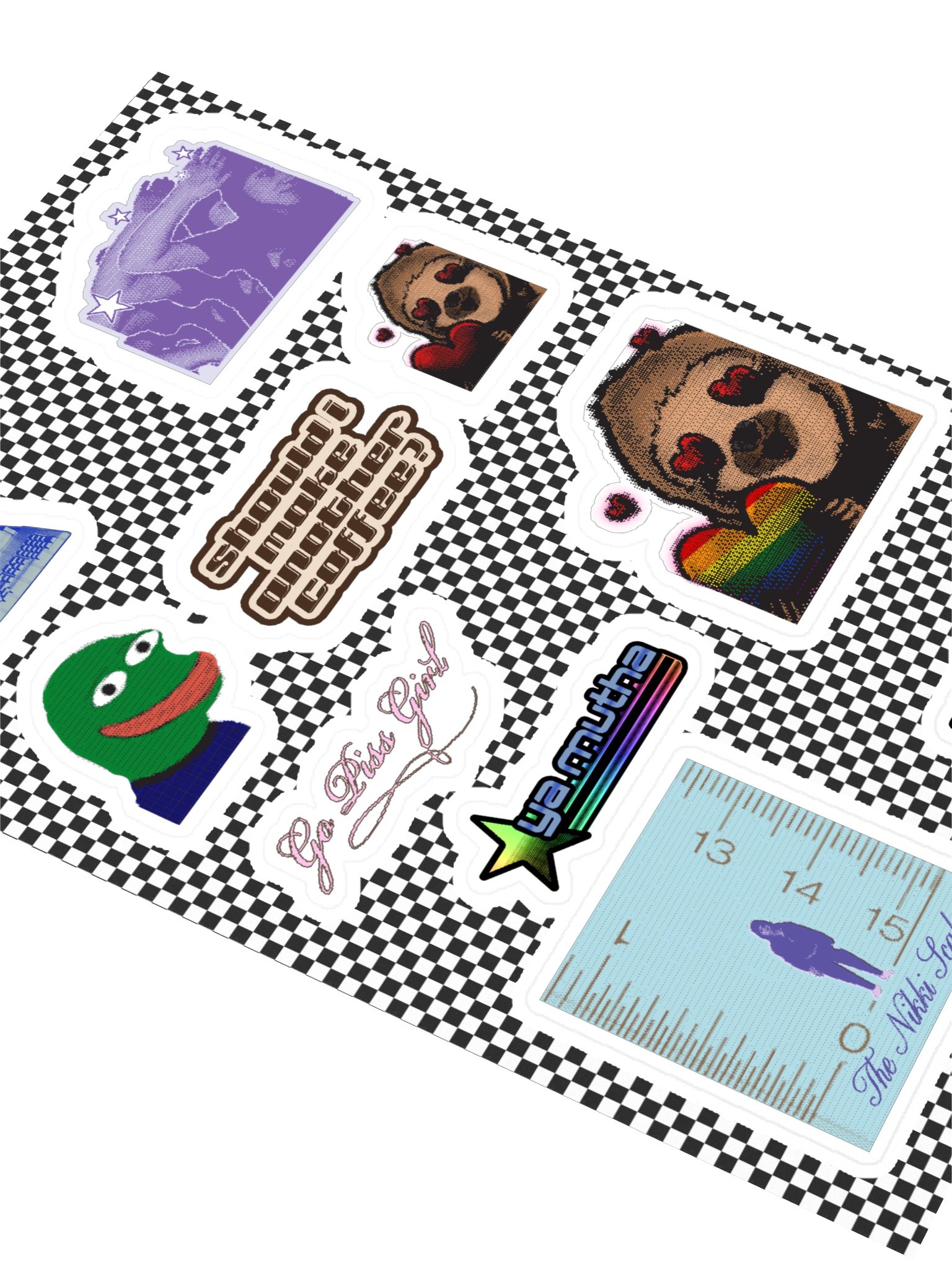 The Classic Nikki Sticker Sheet product image (2)